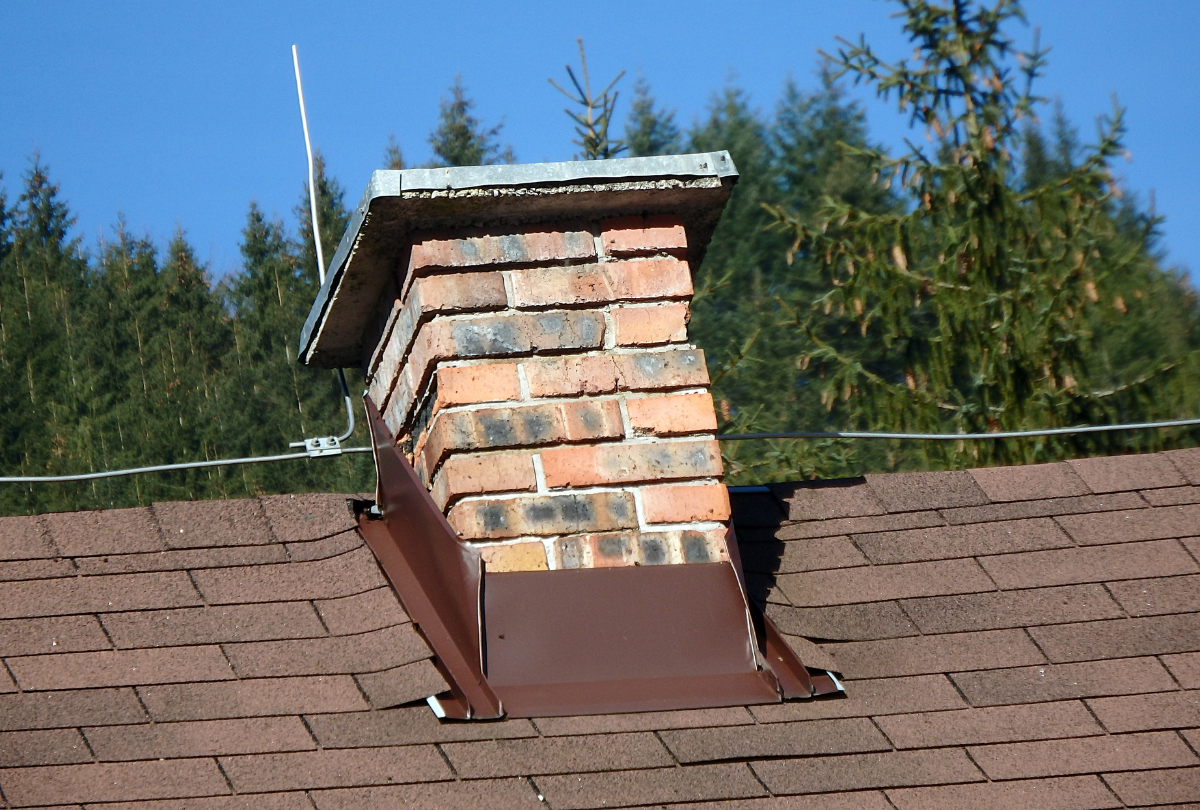 chimney damage roof vents